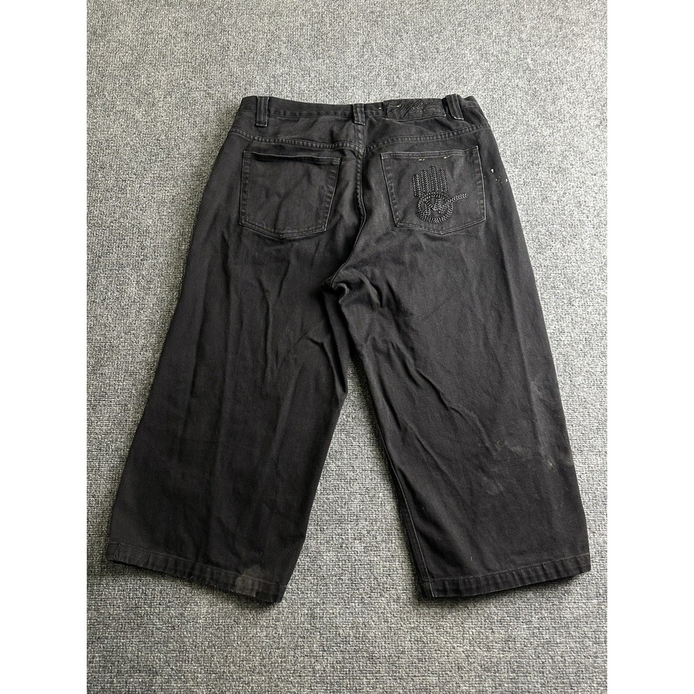 Mens Milker Originals Black Denim Jean Shorts Made in China, Size 36